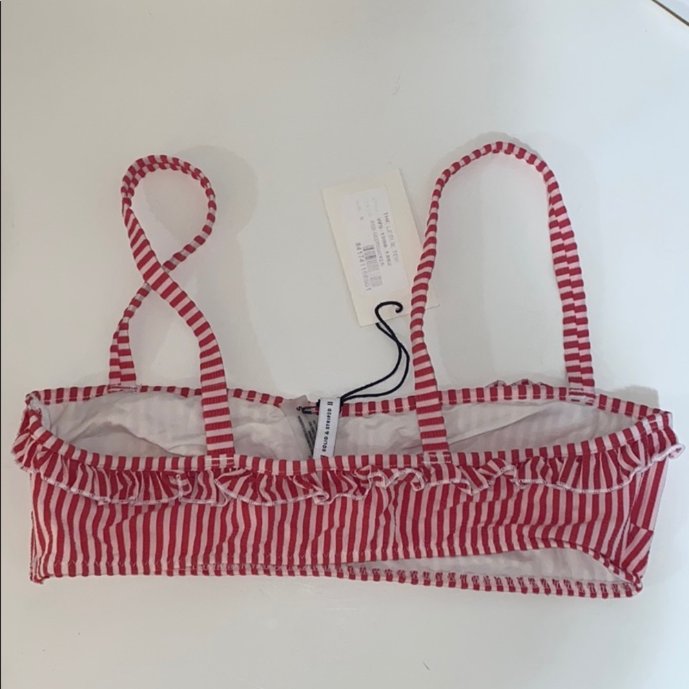 Solid & Striped ๐ Red Bikini Top- Size Small - Picture 3 of 3
